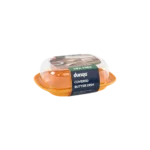 Dunya orange covered butter dish