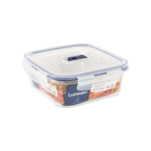 Luminarc 1.2l glass squared storage box