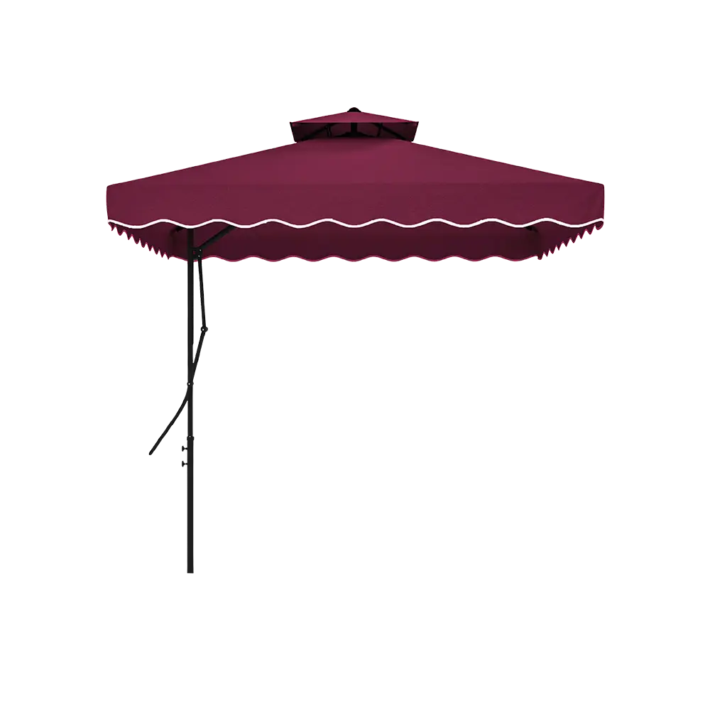 Outdoor 2.2m bordeaux umbrella