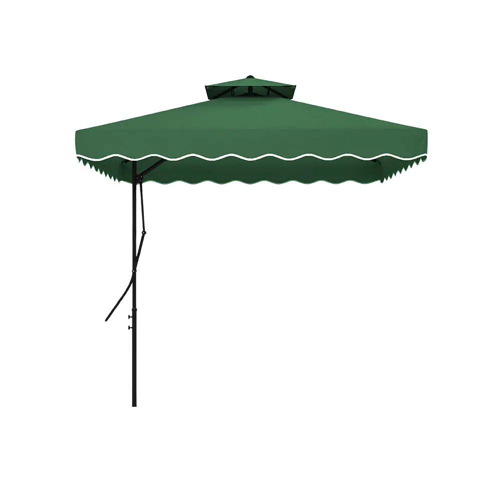 Outdoor 2.2m green umbrella