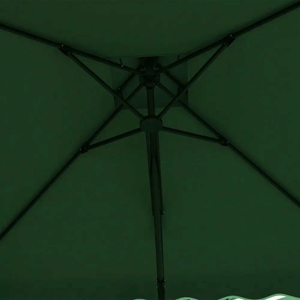 Outdoor 2.2m green umbrella1