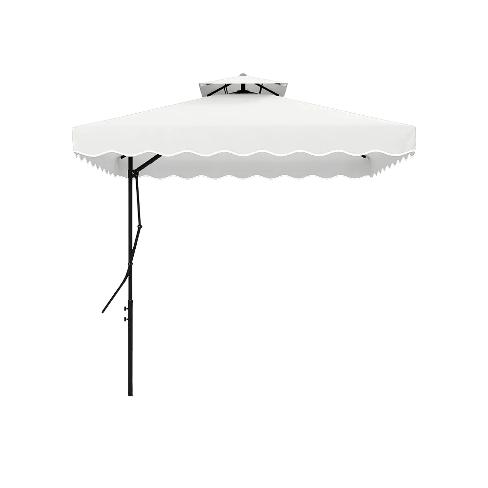 Outdoor 2.2m white umbrella