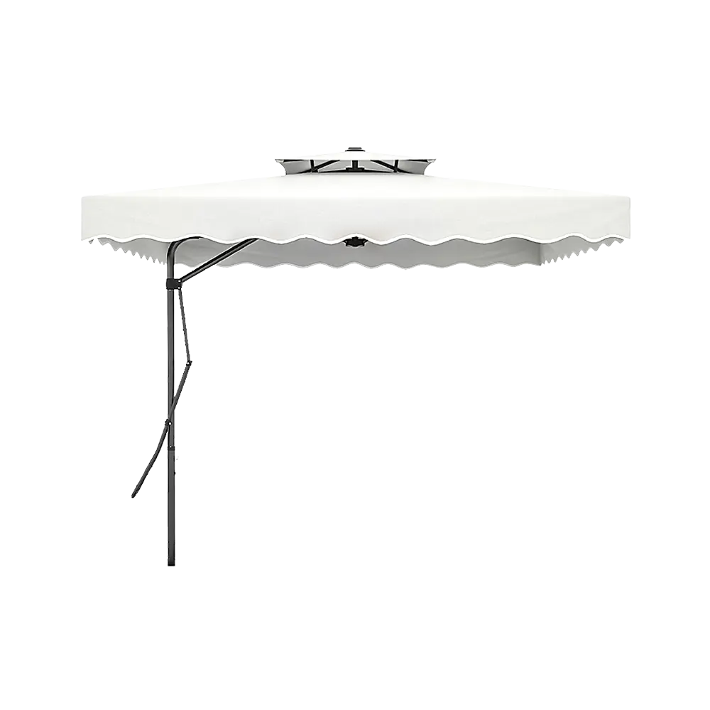 Outdoor 2.5m white umbrella