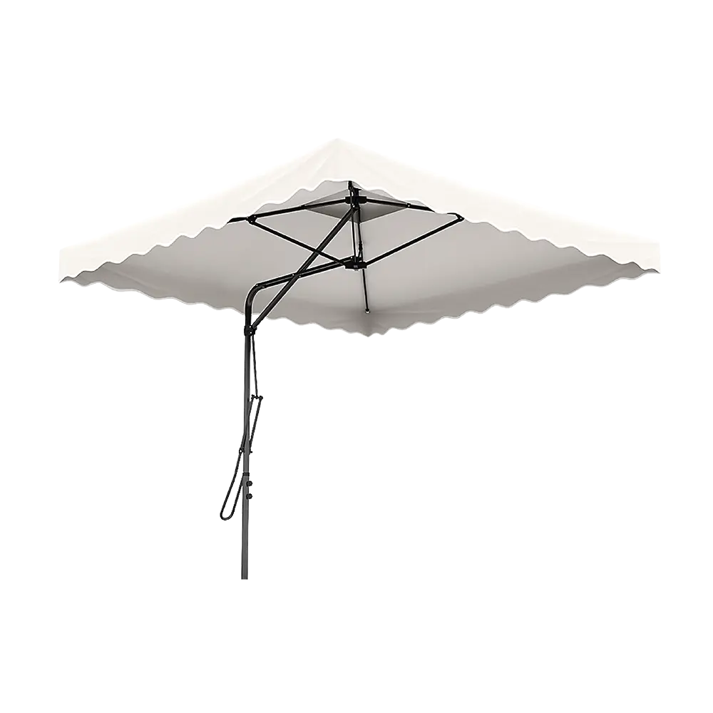 Outdoor 2.5m white umbrella4