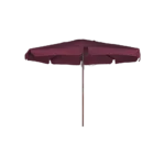 Outdoor 3m bordeaux umbrella with rope