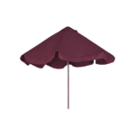 Outdoor 3m bordeaux umbrella with rope2