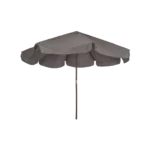 Outdoor 3m dark beige folding umbrella with rope3