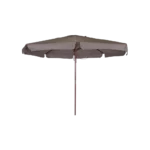 Outdoor 3m dark beige umbrella with rope