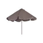 Outdoor 3m dark beige umbrella with rope2