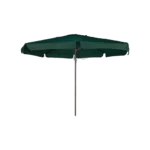 Outdoor 3m green umbrella with rope