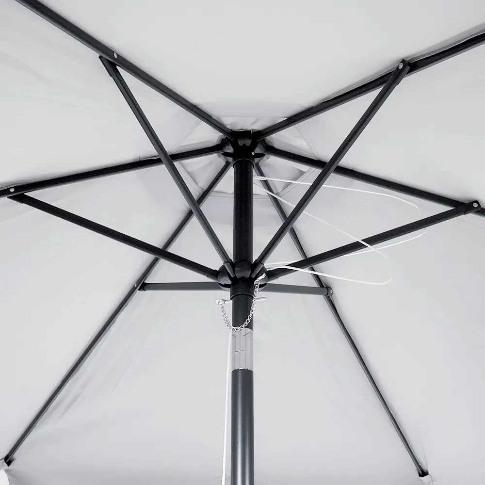 Outdoor-3m-White-Folding-Umbrella-with-Rope-Pulley-System1 Outdoor 3m white folding umbrella with rope pulley system1