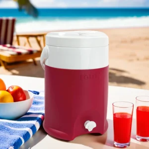 Tank 16l red cooler with tap1