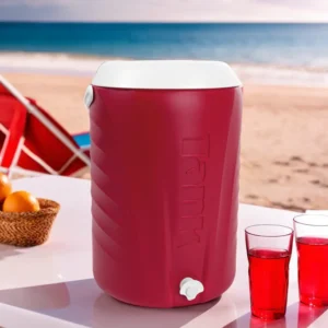 Tank 20l red cooler with tap1