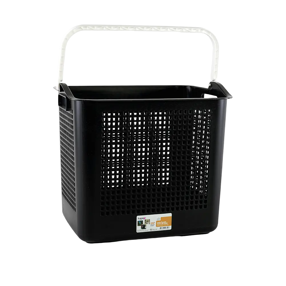 Tuffex-Black-Basket-with-Handle1 Tuffex black basket with handle1