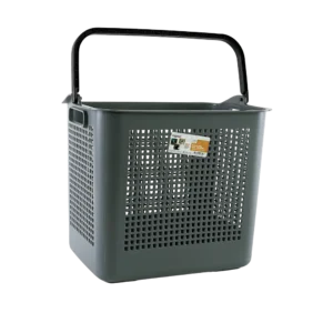 Tuffex grey basket with handle1