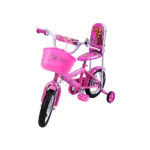 Basma 12in fuchsia bike with basket