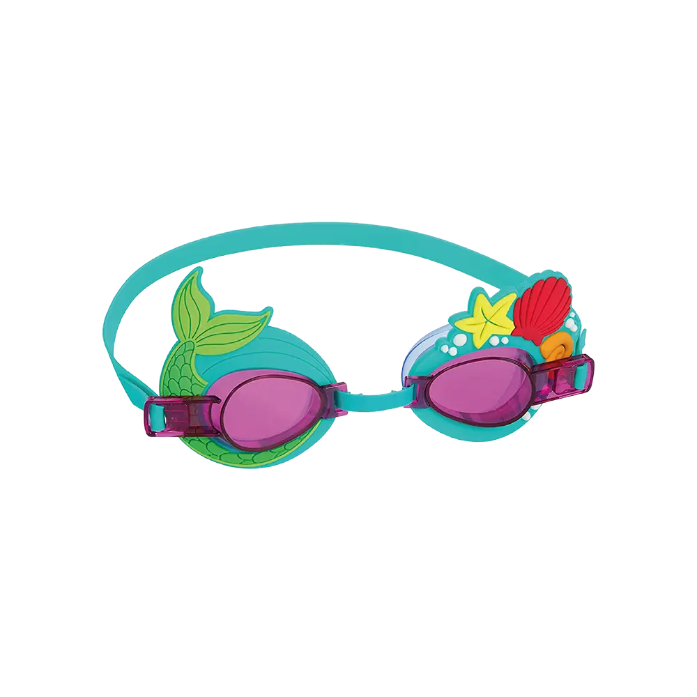 Bestway 21080 aqua & magenta blue goggles