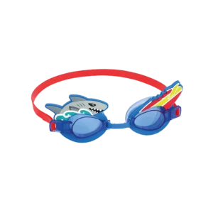 Bestway 21080 shark themed blue goggles