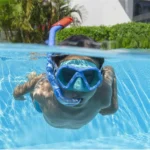 Bestway 24023 blue dominator snorkel mask2