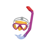 Bestway 24023 magenta dominator snorkel mask
