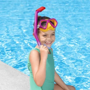 Bestway 24023 magenta dominator snorkel mask1