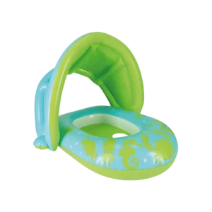 Bestway 34091 green & aqua 80x85cm baby boat with canopy