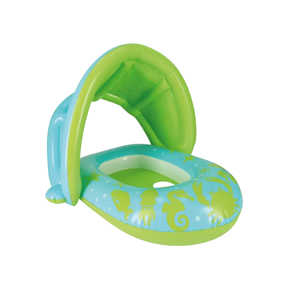 Bestway-34091-Green-&-Aqua-80x85cm-Baby-Boat-with-Canopy Bestway 34091 green & aqua 80x85cm baby boat with canopy