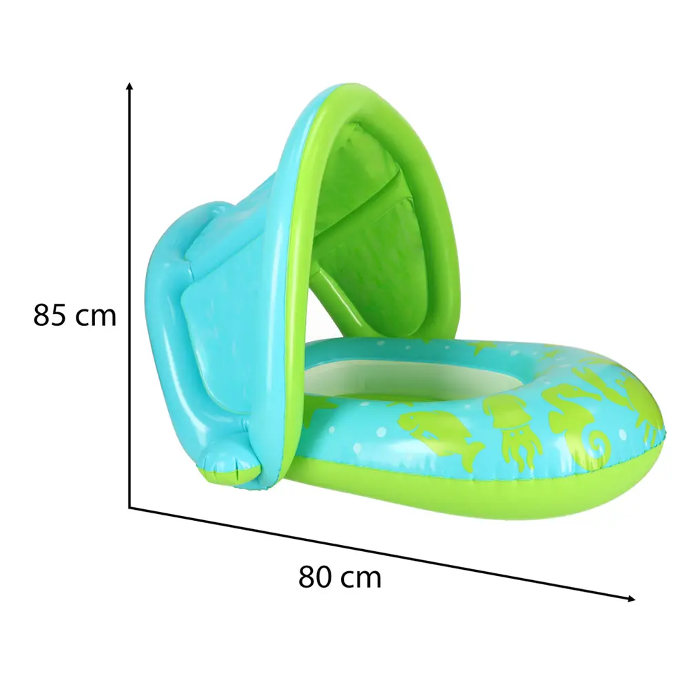 Bestway-34091-Green-&-Aqua-80x85cm-Baby-Boat-with-Canopy6 Bestway 34091 green & aqua 80x85cm baby boat with canopy6