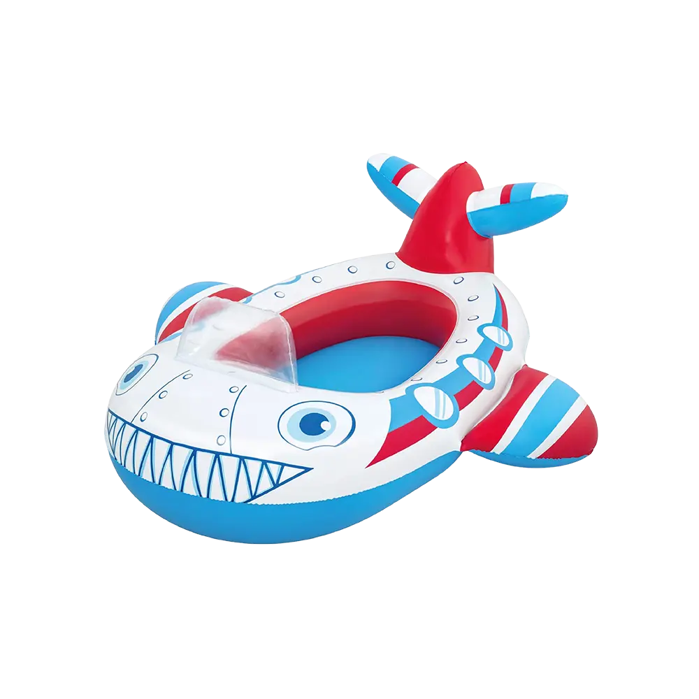 Bestway 34169 airplane design green baby boat