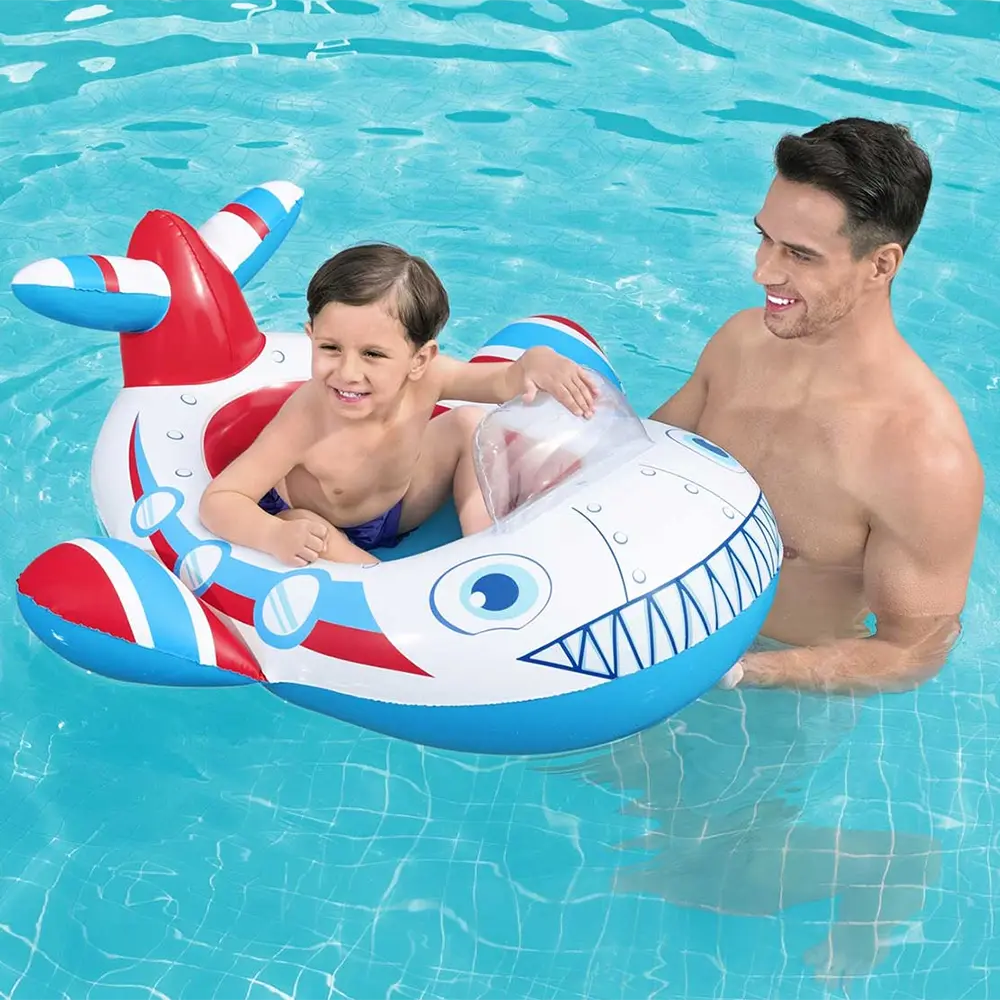 Bestway 34169 airplane design green baby boat1