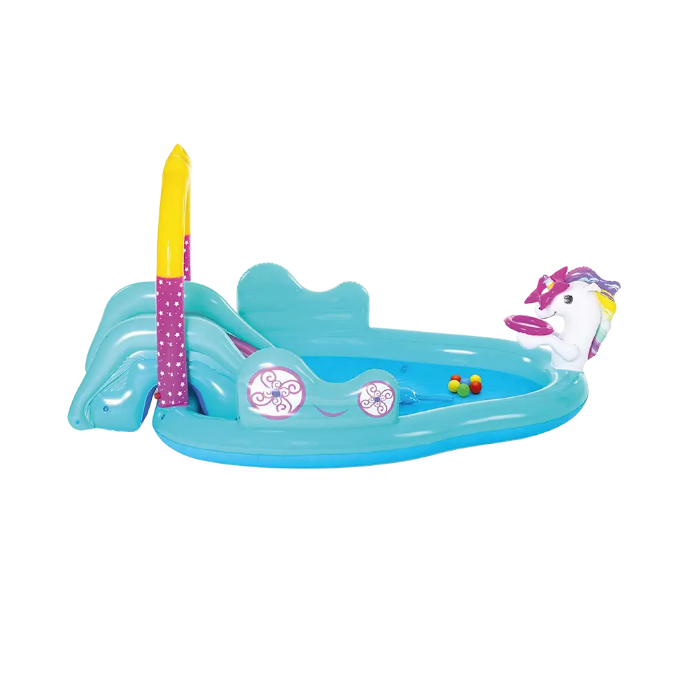 Bestway 53097 unicorn themed 274x198x137cm inflatable pool