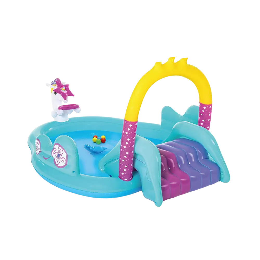Bestway 53097 unicorn themed 274x198x137cm inflatable pool1