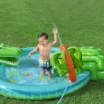 Bestway 53166 crocodile cove play center 224x181x72cm inflatable pool1