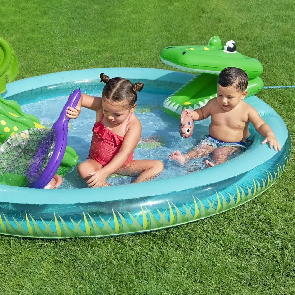 Bestway 53166 crocodile cove play center 224x181x72cm inflatable pool2