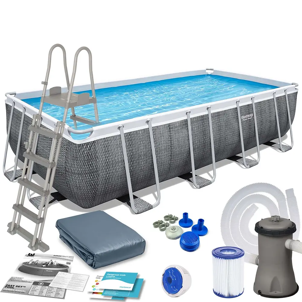 Bestway 56996 rectangular 488x244x122cm pool with accessories2