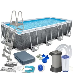Bestway 56998 rectangular 549x274x122cm pool with accessories1