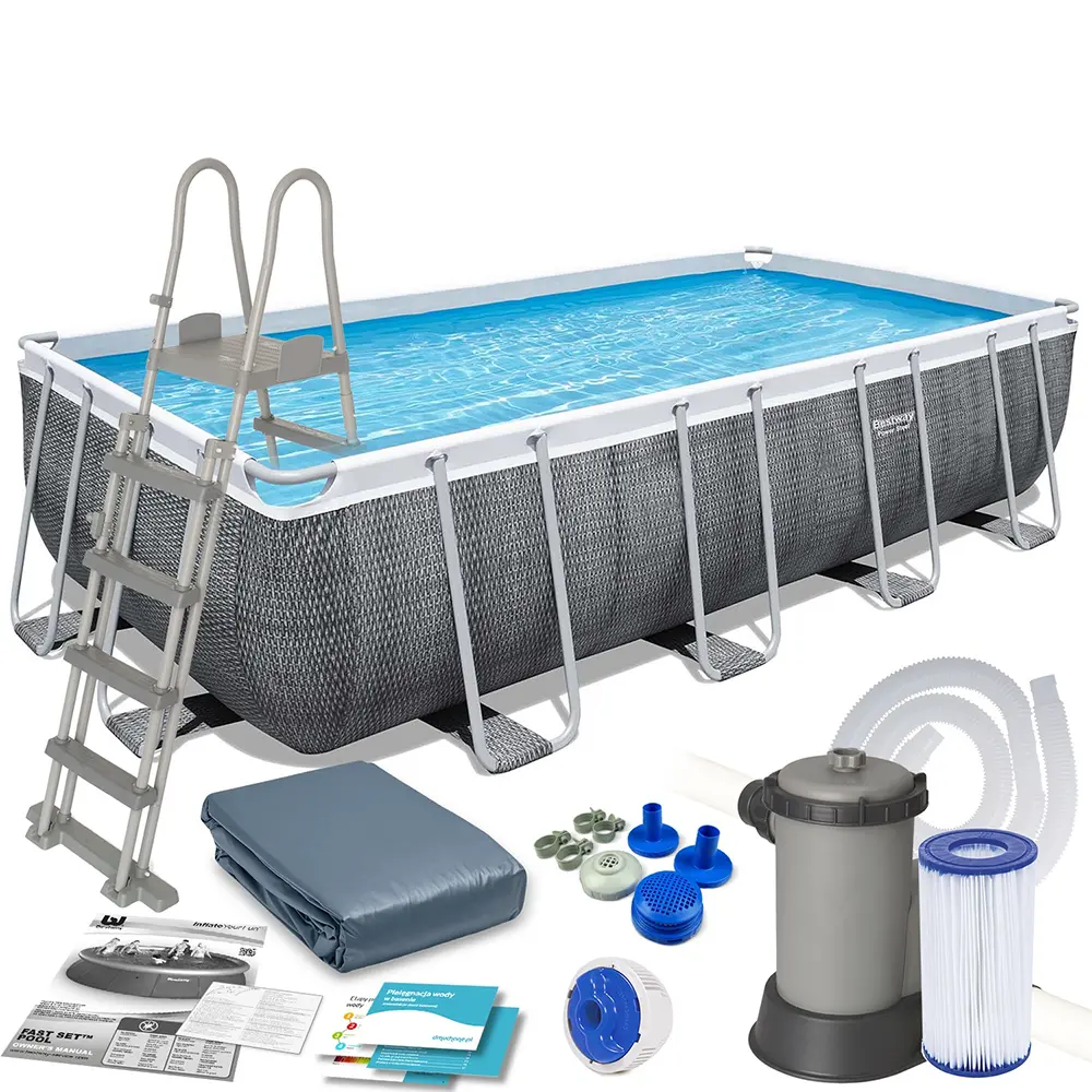 Bestway 56998 rectangular 549x274x122cm pool with accessories1