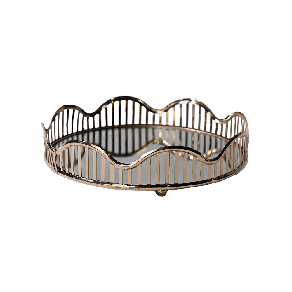 Gold-Circular-Wavy-Design-3Pcs-Mirror-Tray-Set2 Gold circular wavy design 3pcs mirror tray set2