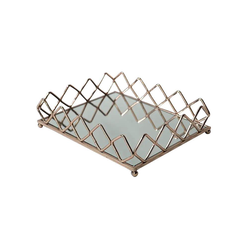 Gold-Geometric-Shaped-2Pcs-Mirror-Tray-Set2 Gold geometric shaped 2pcs mirror tray set2