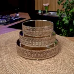 Gold-Ornate-Circular-3Pcs-Mirror-Tray-Set1 Gold ornate circular 3pcs mirror tray set1