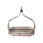 Gold regal 22x34cm mirror tray with handle