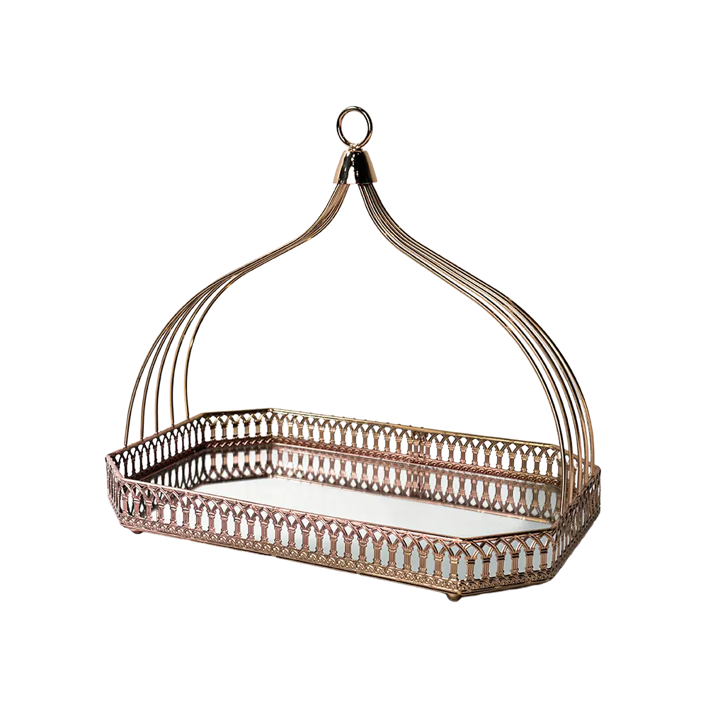 Gold-Regal-30x45cm-Mirror-Tray-with-Handle2 Gold regal 30x45cm mirror tray with handle2