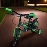 LionBike-4-Wheels-12in-Green-&-Black-Bicycle1 Lionbike 4 wheels 12in green & black bicycle1