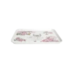 Melamine rectangular flowers design tray