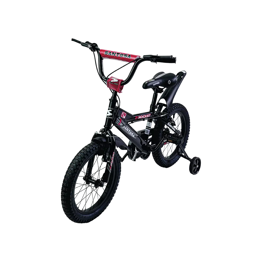 Santosa 4 wheels 16in black bicycle