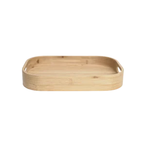 Wooden 33cm oval tray
