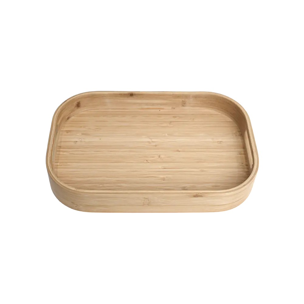 Wooden 33cm oval tray2