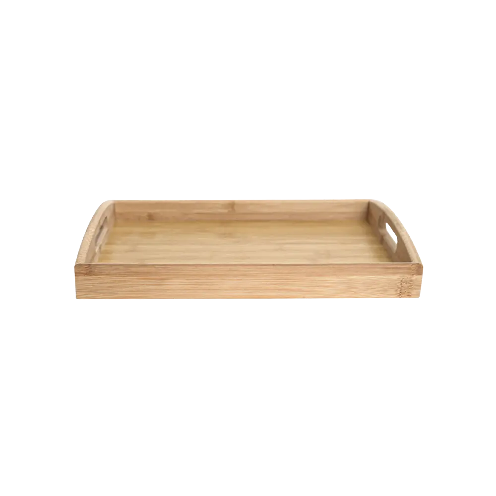 Wooden 33cm rectangular tray