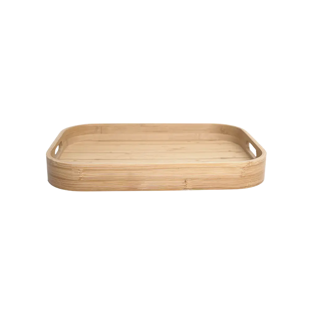 Wooden 40cm oval tray