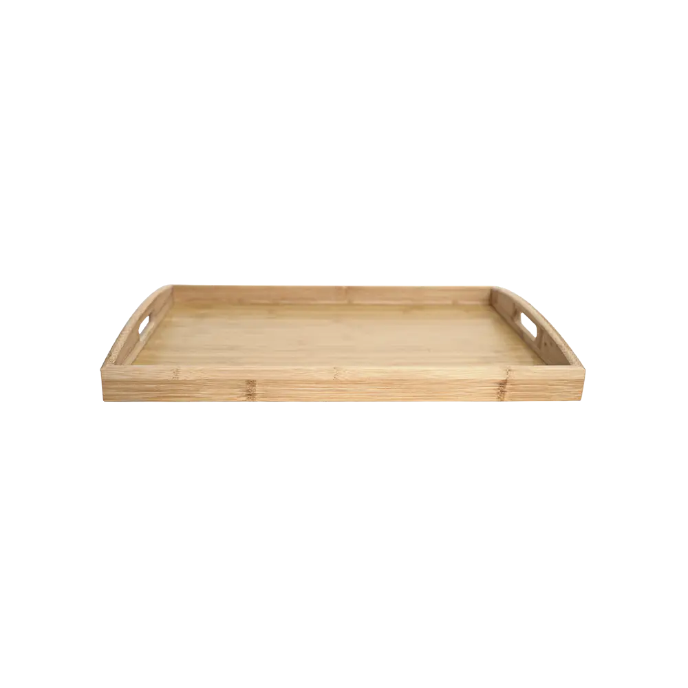 Wooden 46cm rectangular tray